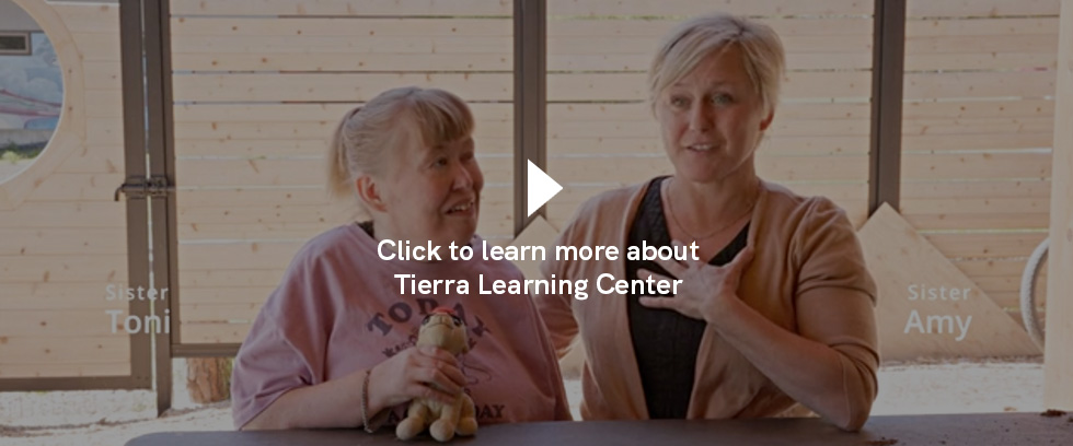 two sisters talking about Tierra Learning Center